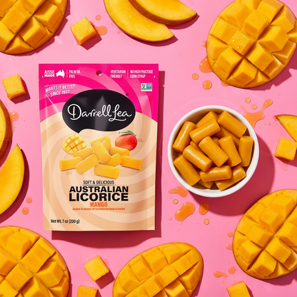 Darrell Lea Soft Australian Licorice, Non-GMO, No Palm Oil, Plant Based, No Darrell Lea