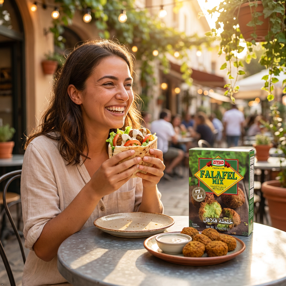 Ziyad Falafel Dry Mix - Vegan/Vegetarian, Non-GMO, 12 oz (Pack of 6) Ziyad
