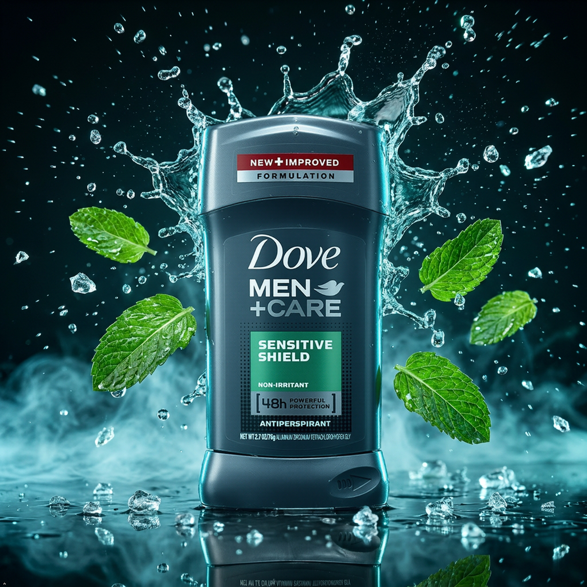 Dove Men+Care Antiperspirant Stick, Sensitive Shield, 2.6 oz (Pack of 4) Dove Men+Care