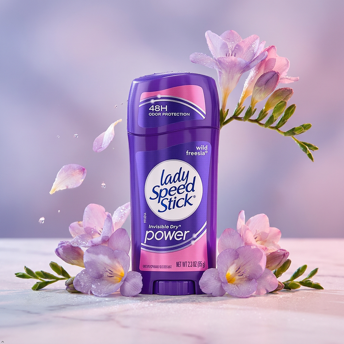 Lady Speed Stick Invisible Dry Antiperspirant, Wild Freesia, 2.3 oz (Pack of 6) Lady Speed Stick