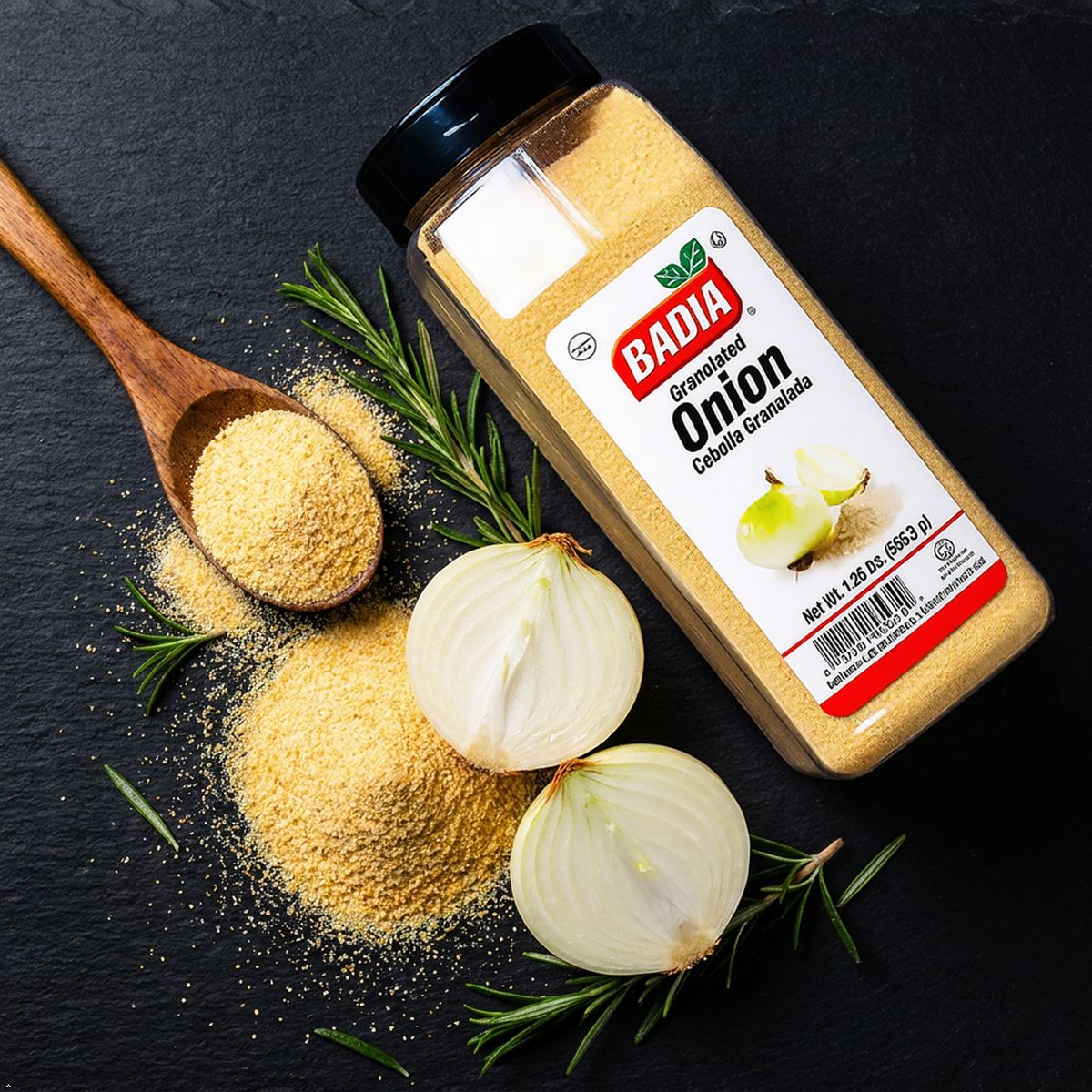 Badia Granulated Onion, 1.25 lb Badia