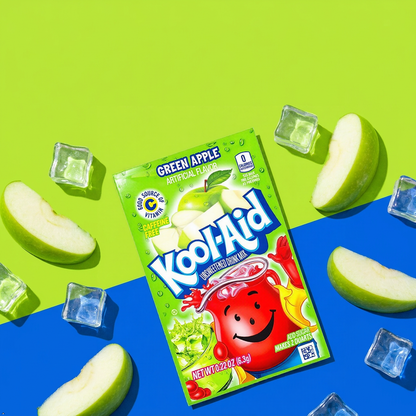 Doofie Deals Kool-Aid Drink Mix - 8 Packets (Green Apple) Kool-Aid