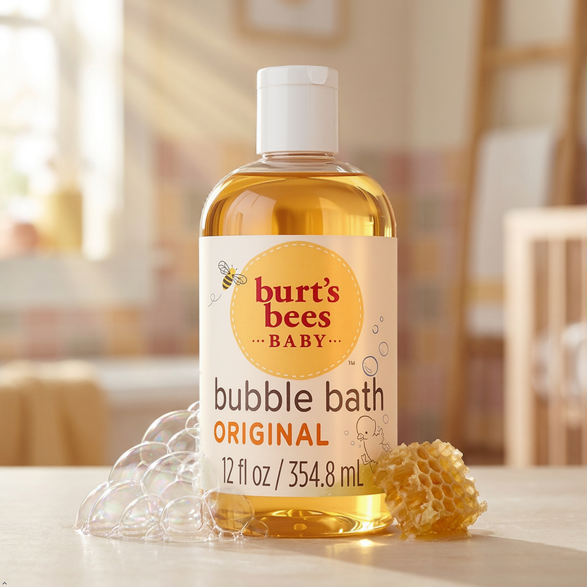 Burt's Bees Tear Free Baby Bubble Bath Wash, Default, 12 fl oz Burt's Bees