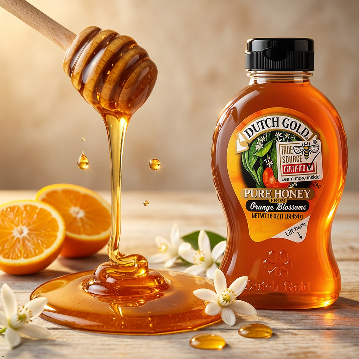 Dutch Gold Honey Orange Blossom, 16 oz Dutch Gold