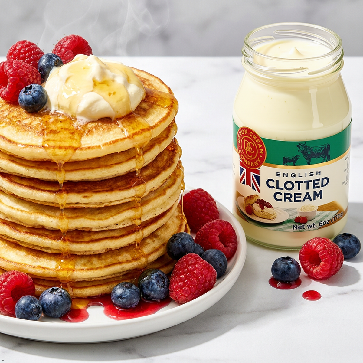 The Devon Cream Company Clotted Cream 6 oz (Pack of 2) The Devon Cream Company