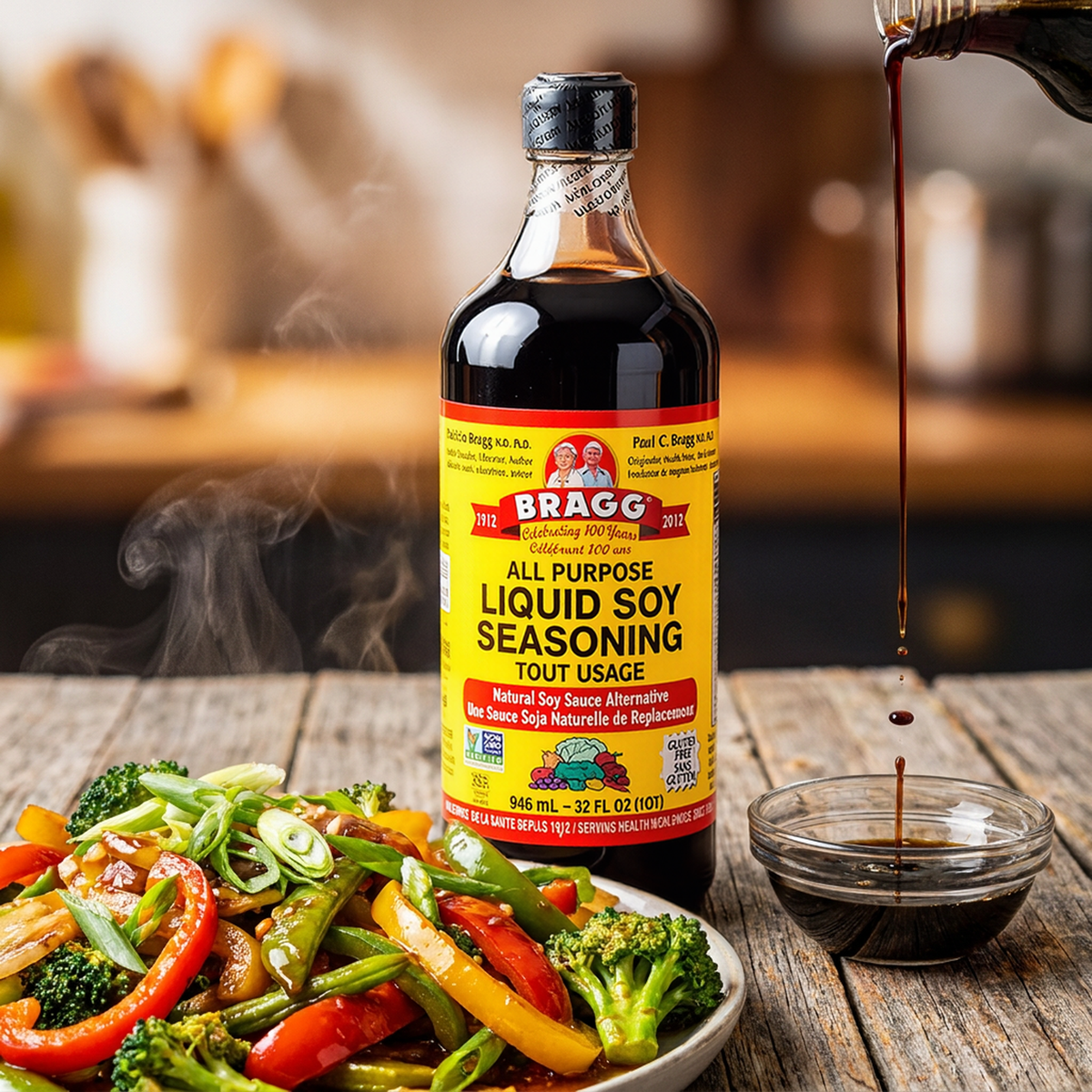 Bragg Liquid Aminos, All Purpose Seasoning, 32 fl oz Bragg