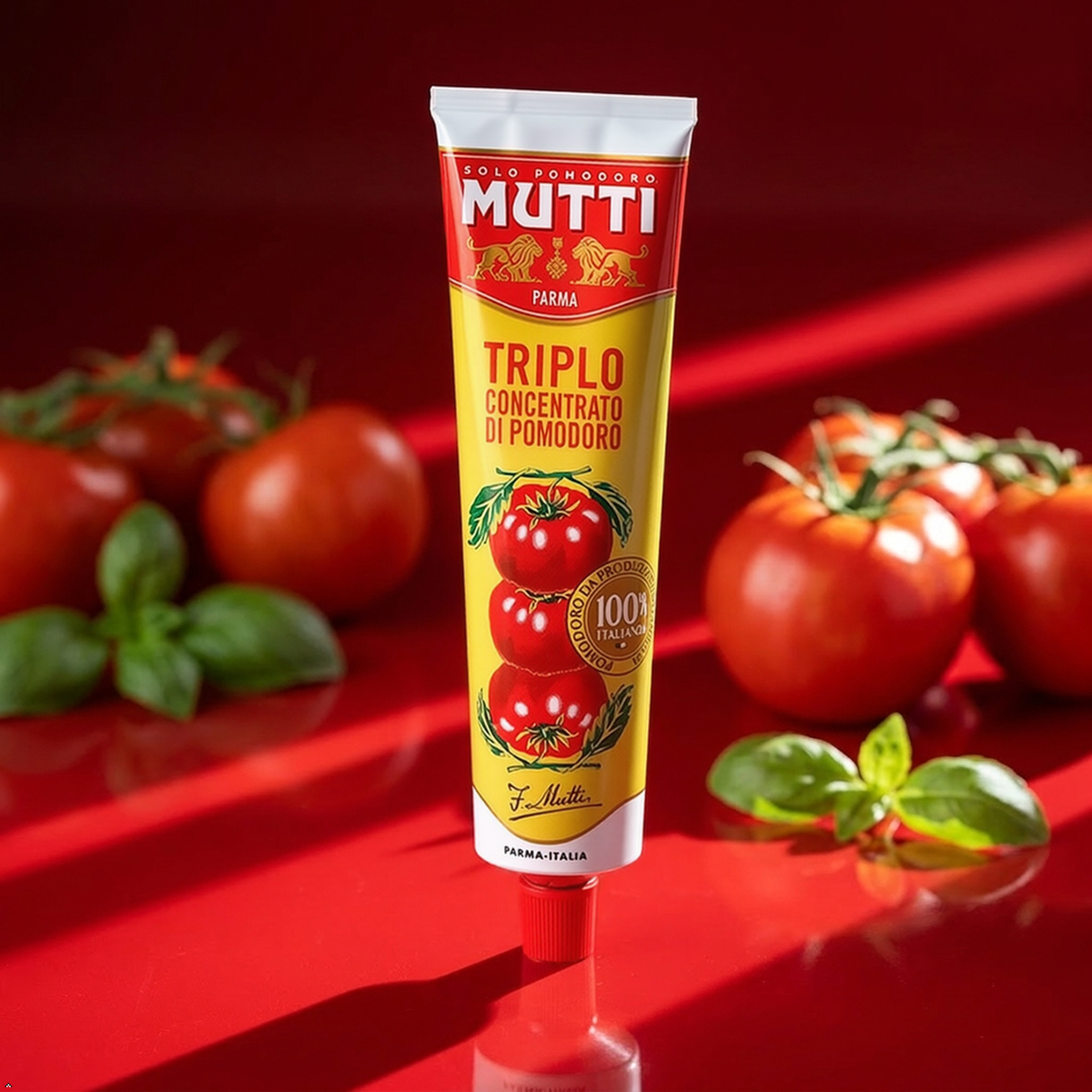 Mutti Triple Concentrated Tomato Paste (Triplo Concentrato), 6.5 oz Tube Mutti