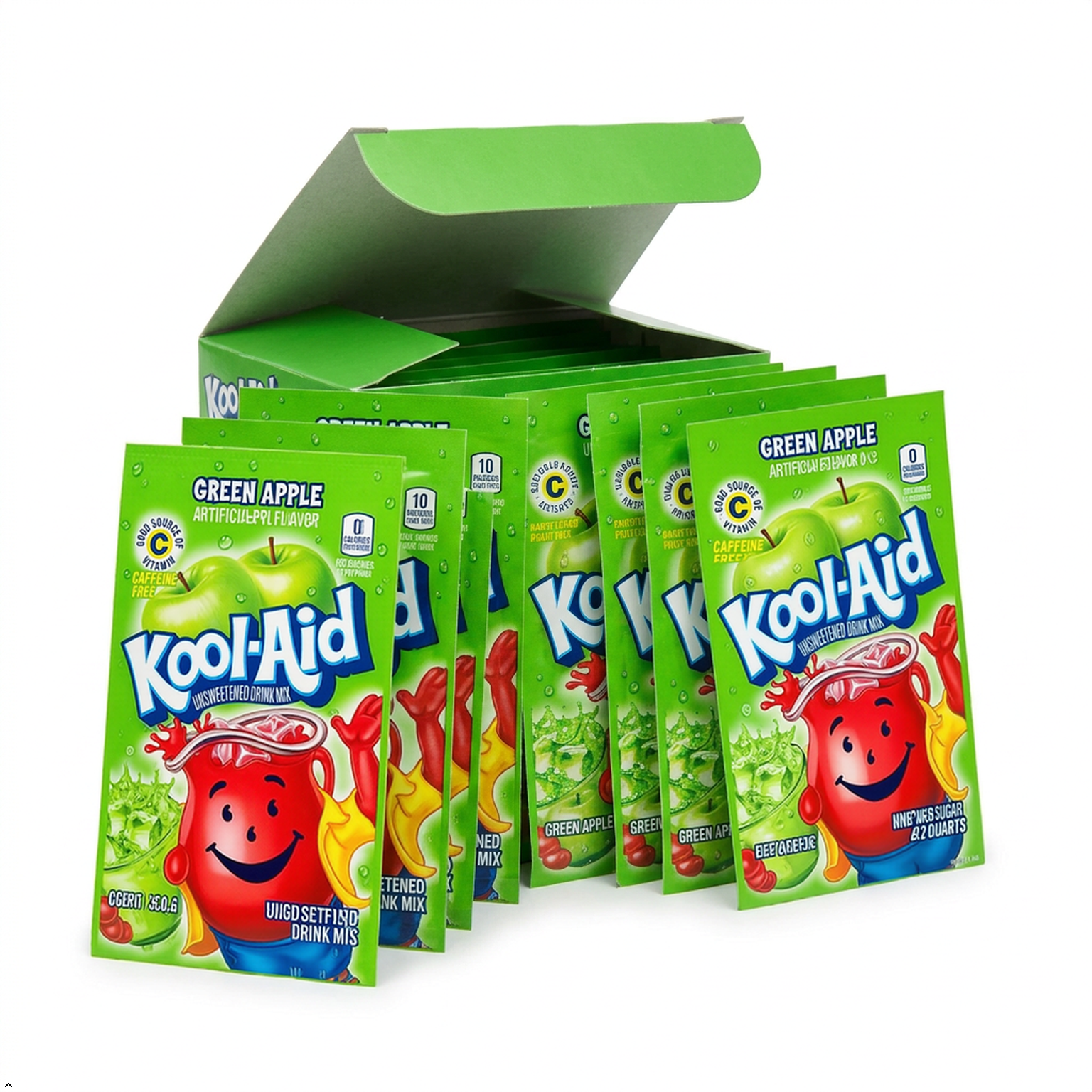 Doofie Deals Kool-Aid Drink Mix - 8 Packets (Green Apple) Kool-Aid