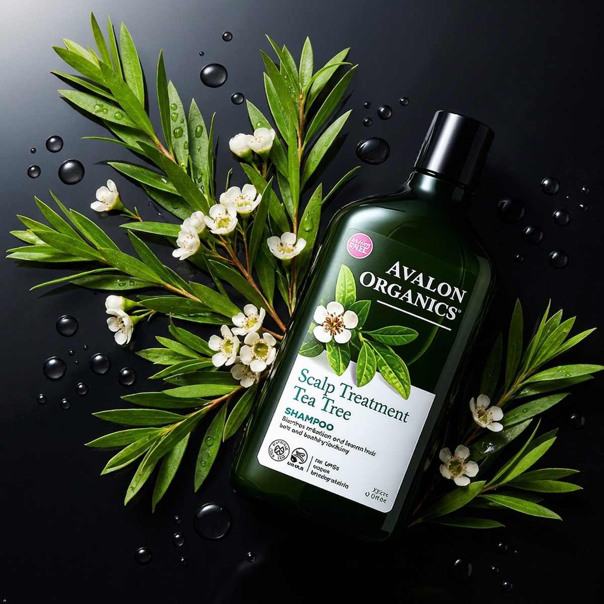 Avalon Organics Scalp Treatment Tea Tree Shampoo, 11 oz (Pack of 2) Avalon Organics