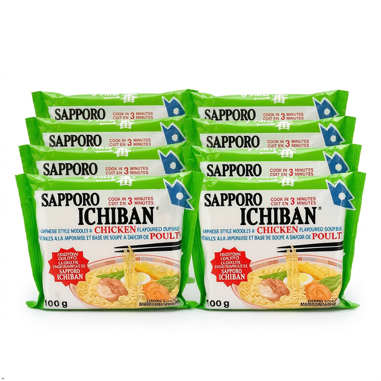Sapporo Ichiban Japanese Style Noodles and Chicken Flavored Soup, 3.5-Ounce Sapporo Ichiban