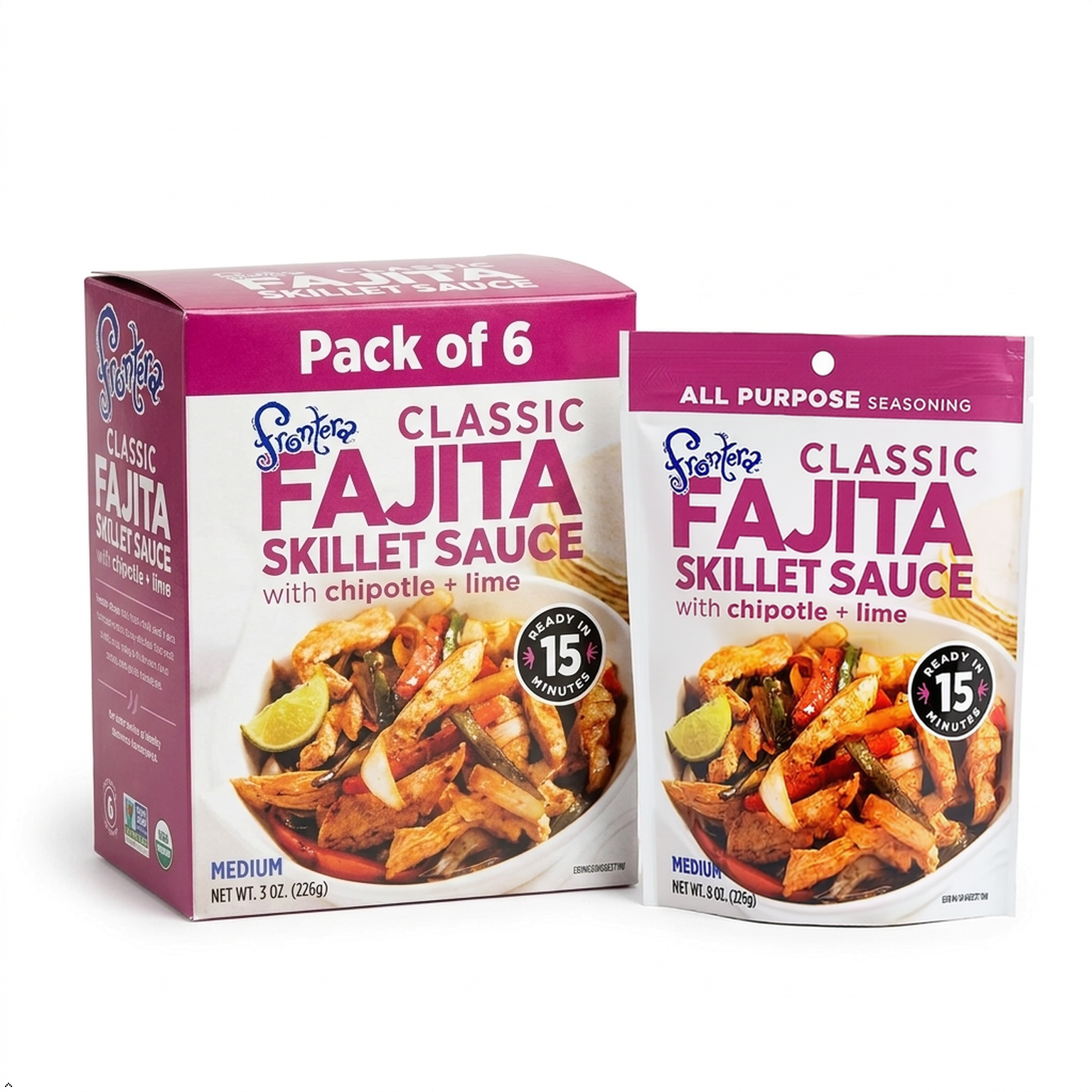 Frontera Pouch, Fajita Skillet, 8-Ounce (Pack of 6) Frontera Pouch