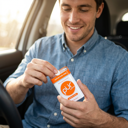 PUR Mints, Tangerine Xylitol Mints, No Artificial Flavor, 360 Count (12x30) PUR Mints