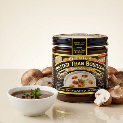 Better Than Bouillon Mushroom Base, Made from Seasoned & Concentrated Better Than Bouillon