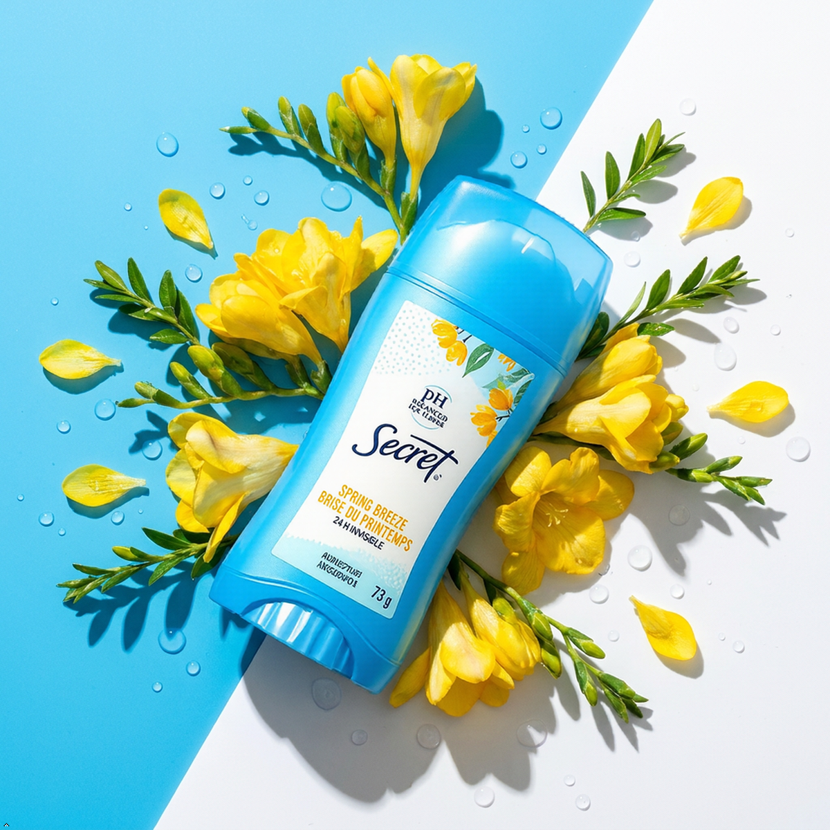 Secret Invisible Solid Antiperspirant and Deodorant, Spring Breeze, 2.6 oz Secret