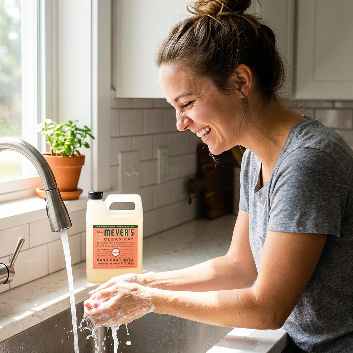 Mrs. Meyer's Clean Day Mrs. Meyers Liquid Hand Soap Refill Liquid 33 oz Mrs. Meyer's Clean Day