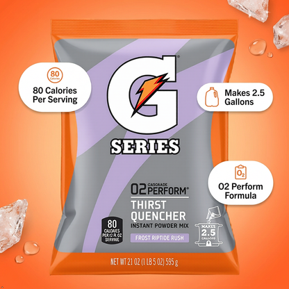 Gatorade Instant Powder - 2 1/2 gal grape riptiderush Gatorade