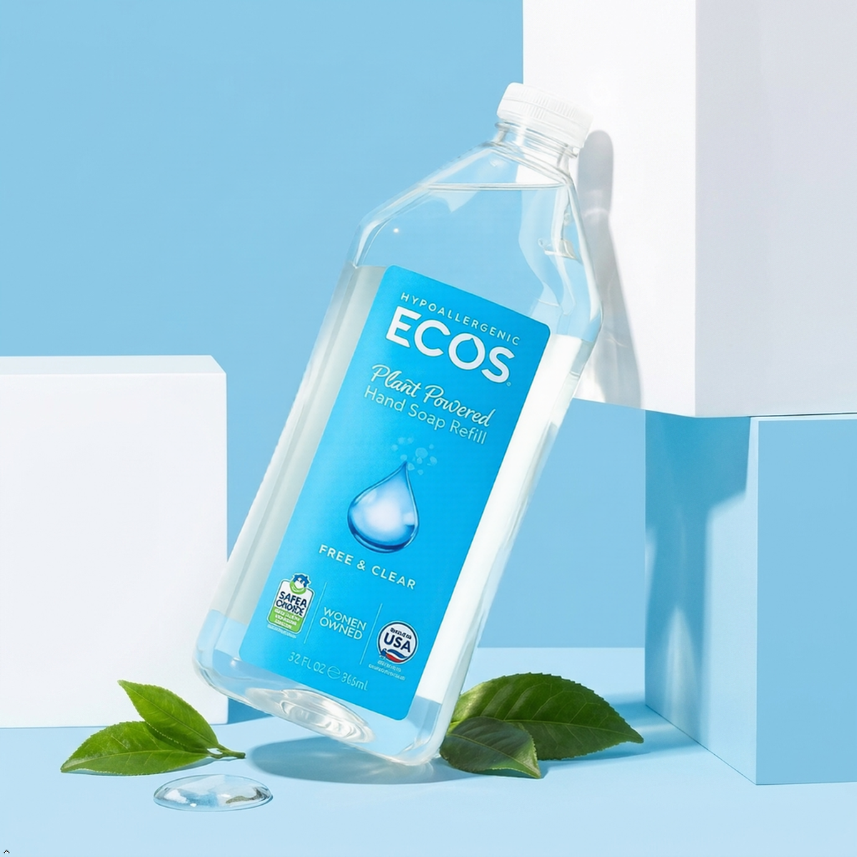 Ecos Hand Soap, Free and Clear, Refill ECOS