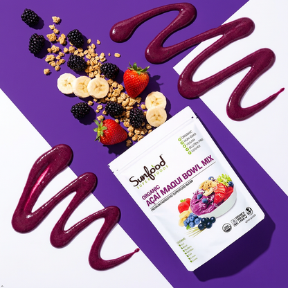 Sunfood Organic Acai Maqui Bowl Mix, 6 oz Sunfood Superfoods