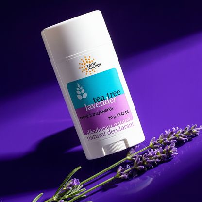 Earth Science Lavender & Tea Tree Aluminum-Free Deodorant, 2.45 oz (Pack of 6) Earth Science