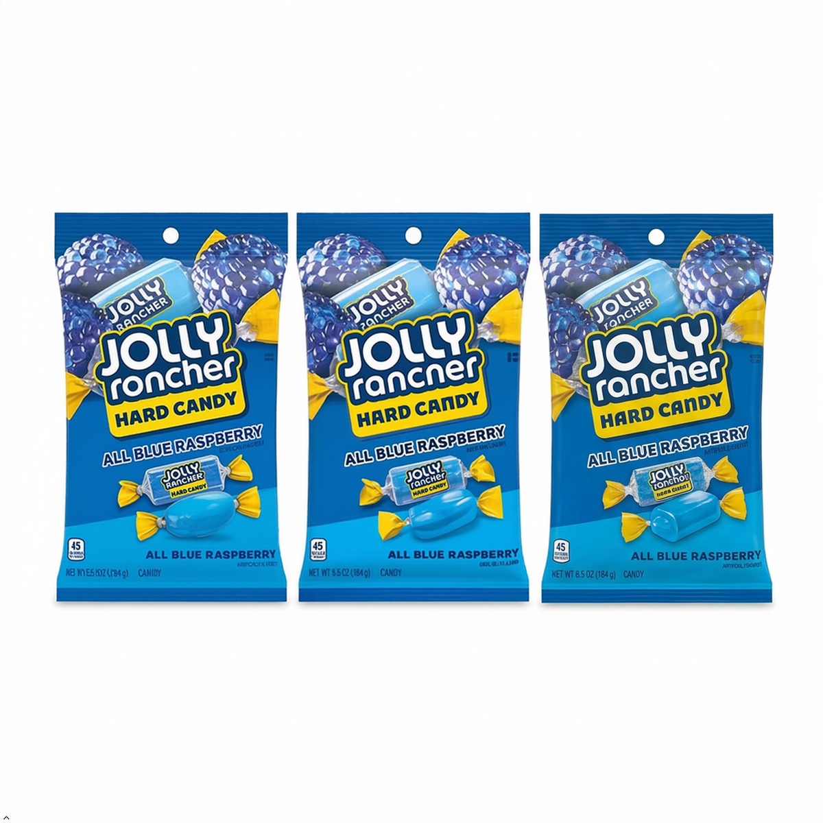 Jolly Rancher Blue Raspberry Hard Candy Bags (Pack of 3) Jolly Rancher