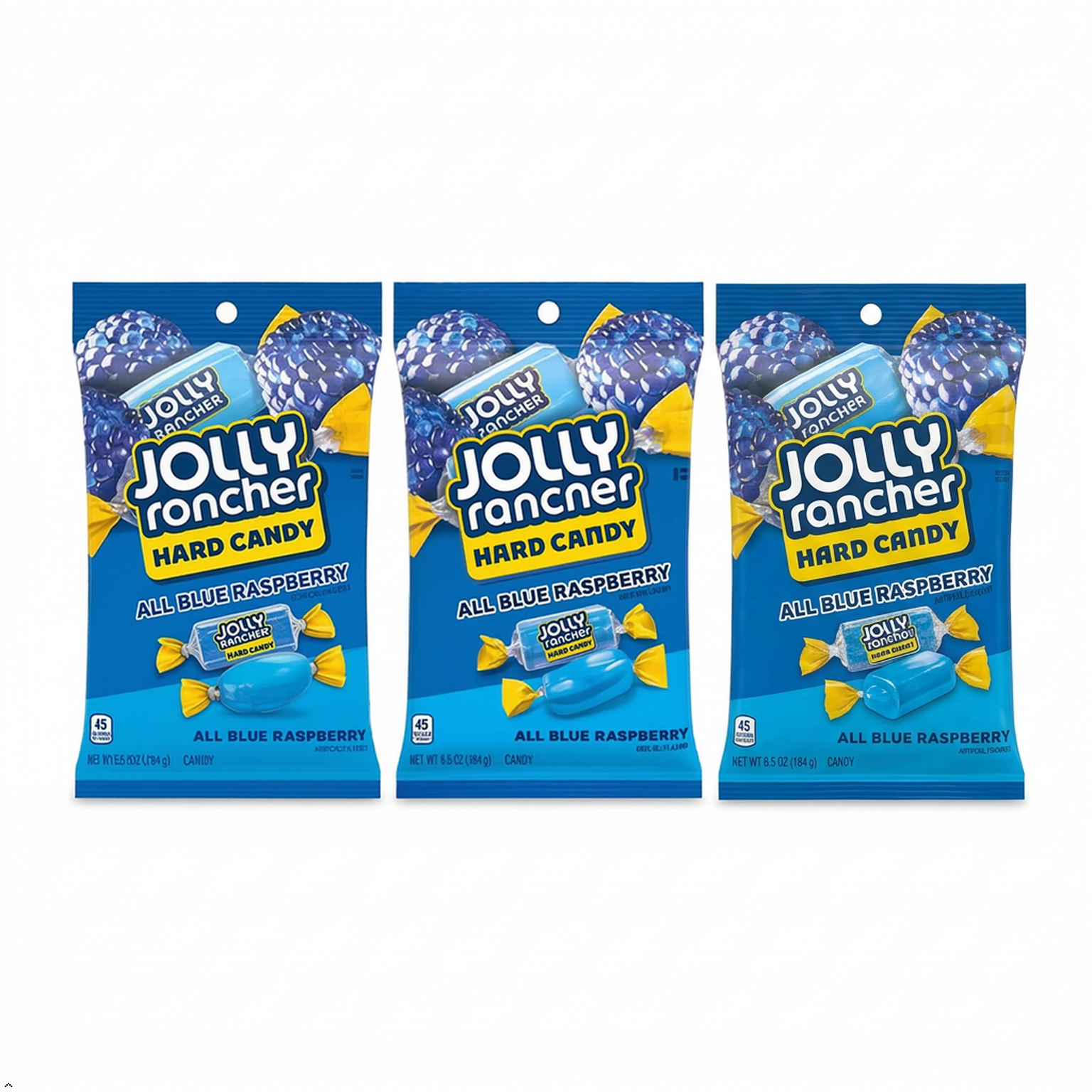 Jolly Rancher Blue Raspberry Hard Candy Bags (Pack of 3) Jolly Rancher