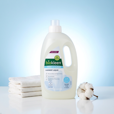 biokleen, Laundry Liquid, Free & Clear, 64 oz biokleen