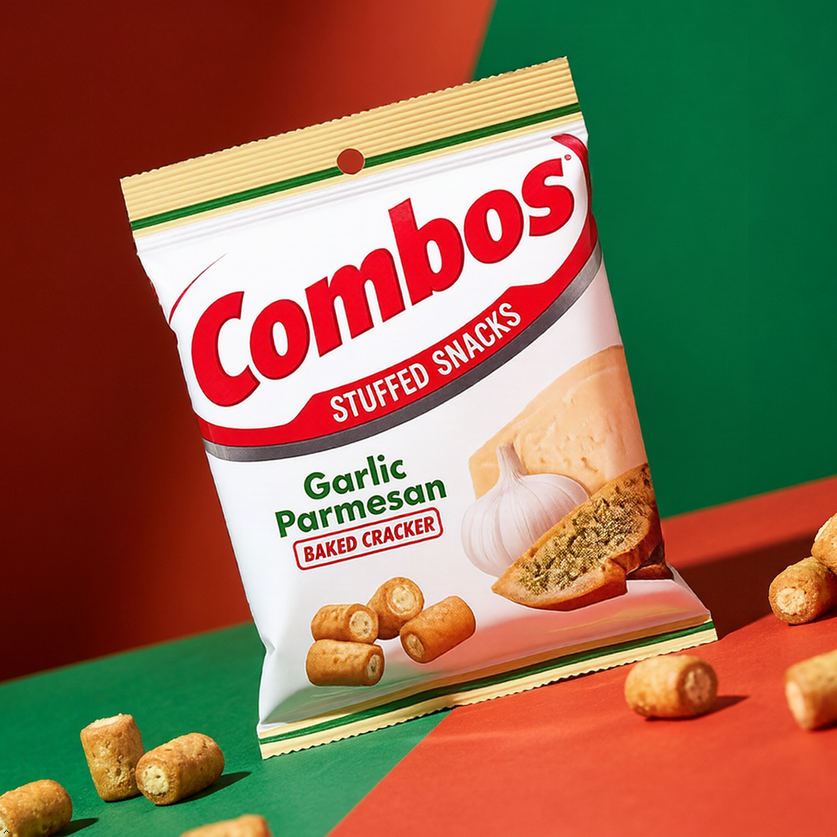 COMBOS PARMESAN GARLIC PEG PACK 6.3 oz COMBOS