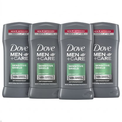 Dove Men+Care Antiperspirant Stick, Sensitive Shield, 2.6 oz (Pack of 4) Dove Men+Care