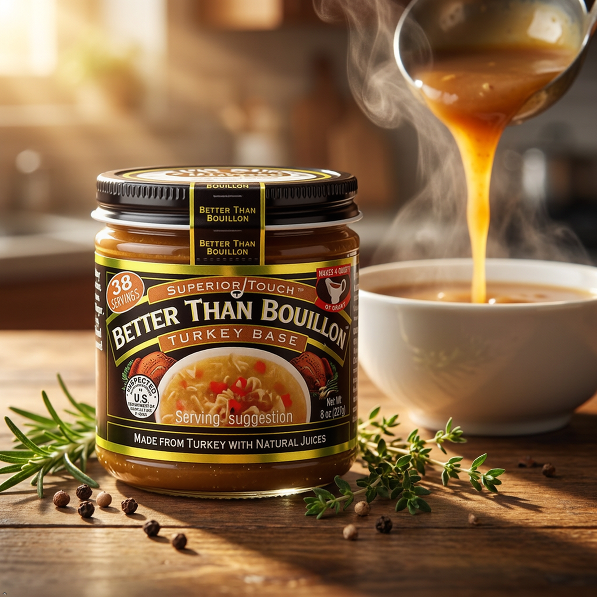 Better Than Bouillon Premium Turkey Base, Makes 38 Cups of Broth, 8 oz Better Than Bouillon