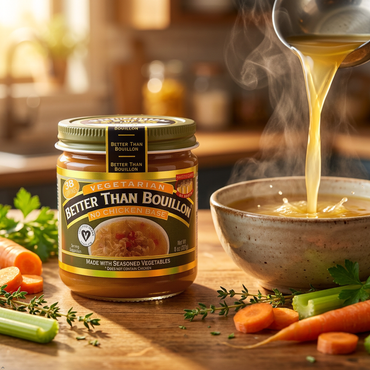 Better Than Bouillon Organic Vegetarian No Chicken Base, 8 oz Jar, 1 Count Better Than Bouillon