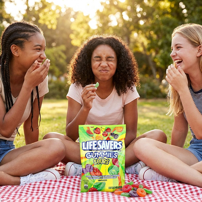 Lifesavers Sour Gummies Assorted Flavors, 7 oz Lifesavers
