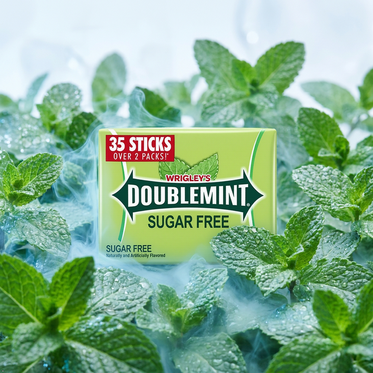 WRIGLEY'S DOUBLEMINT Mint Gum Chewing Gum Mega Pack, 35 Stick (Pack of 6) Doublemint