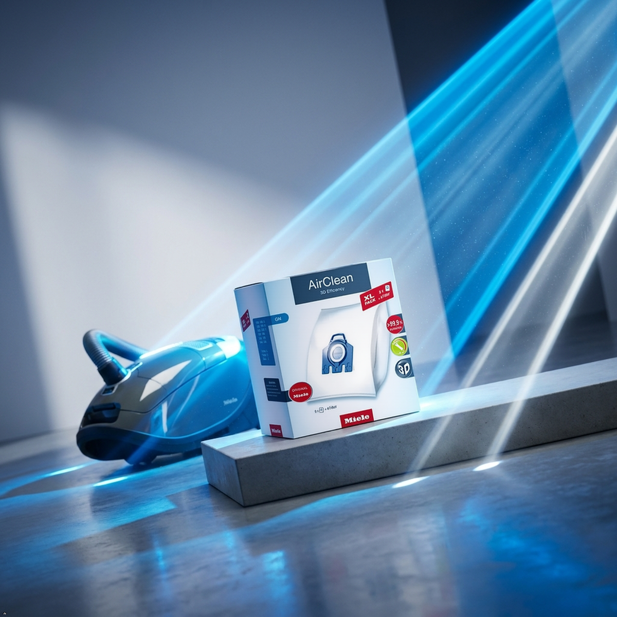 Miele GN Vacuum Cleaner Bags, XL-Pack for Select Canister Vacuums Miele