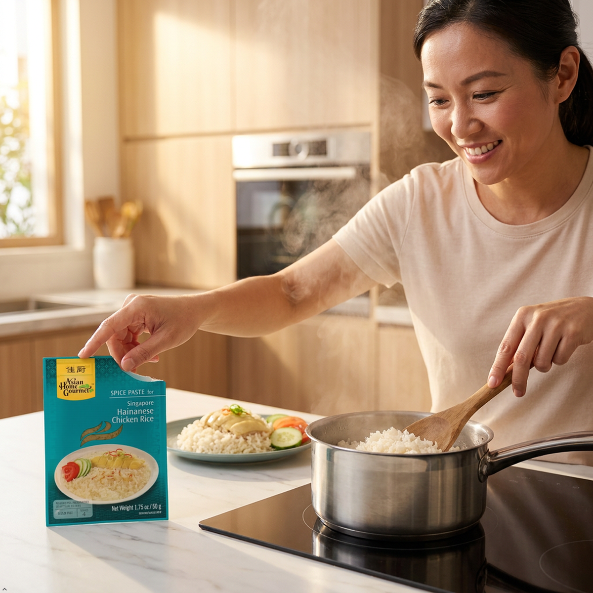 Asian Home Gourmet Singapore Hainanese Chicken Rice, 1.75 oz Asian Home Gourmet