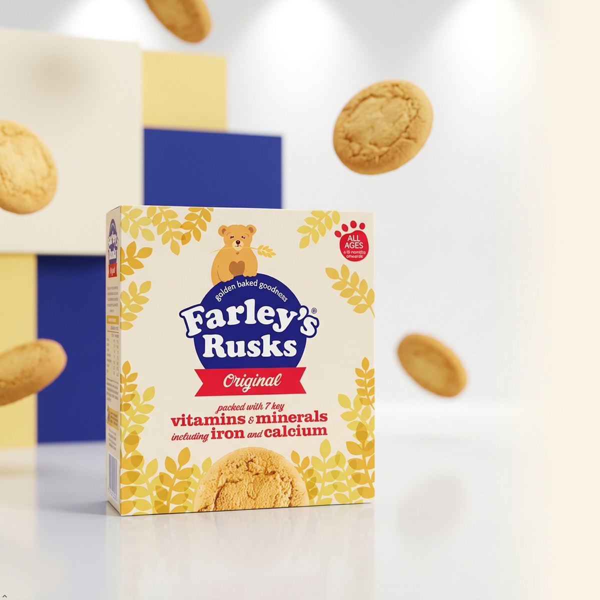 Farleys Rusks 18s (300gs) Farley's