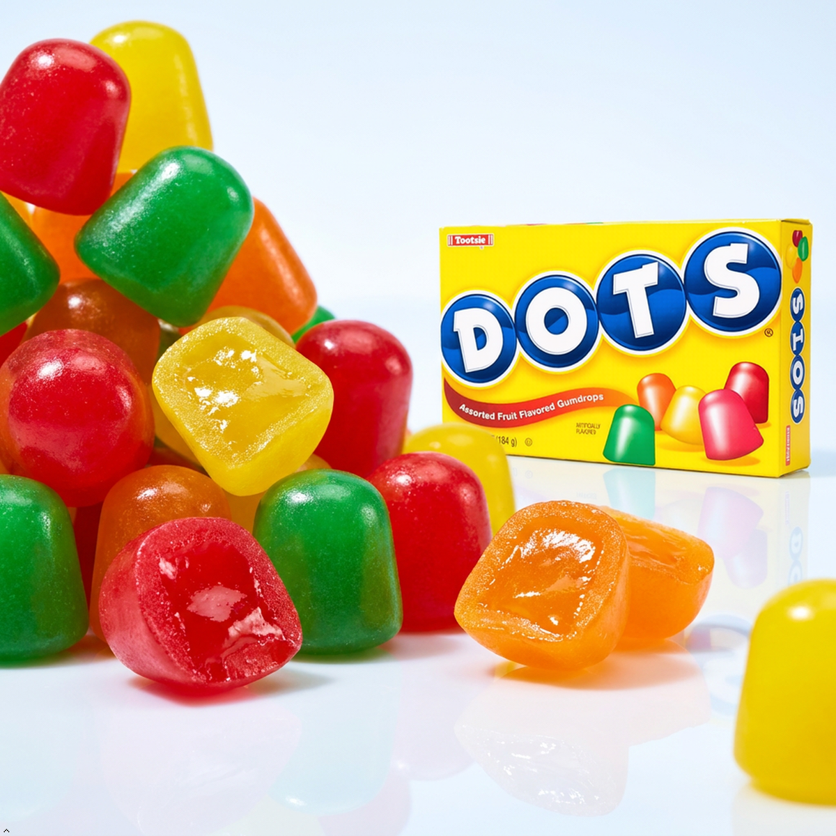 DOTS Gummy Candy, Original Flavors, 6.5 oz Box DOTS