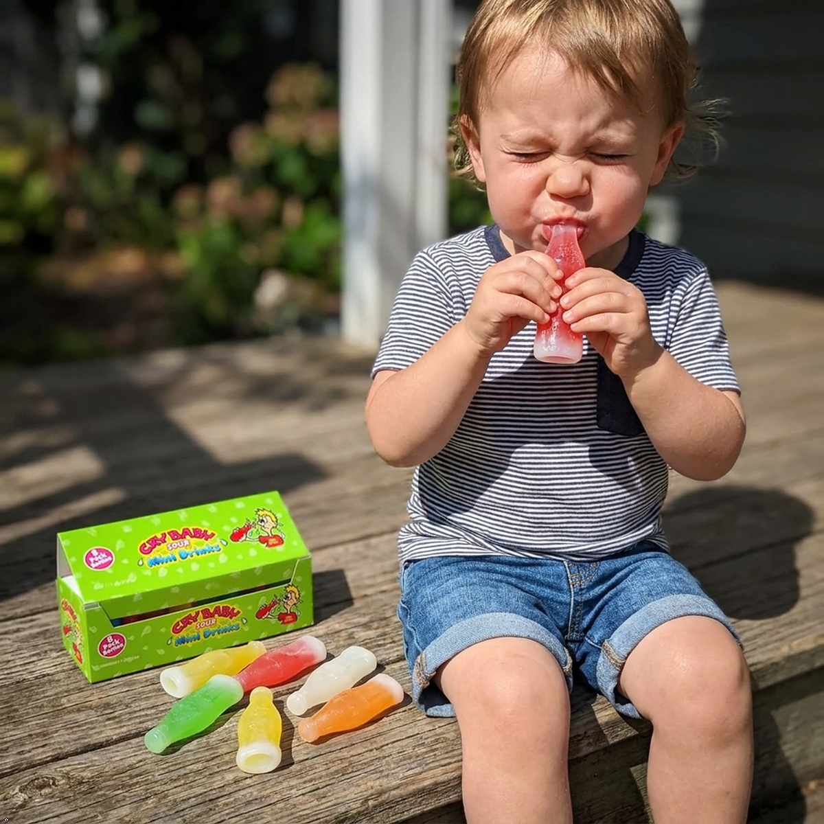 Nik-L-Nip Cry Baby Sour Mini Drinks, 8 Count (Pack of 3) Nik-L-Nip