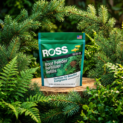 Ross 14266, Fertilizer Refills, for Evergreen Root Feeders, 36 Refill Units Ross