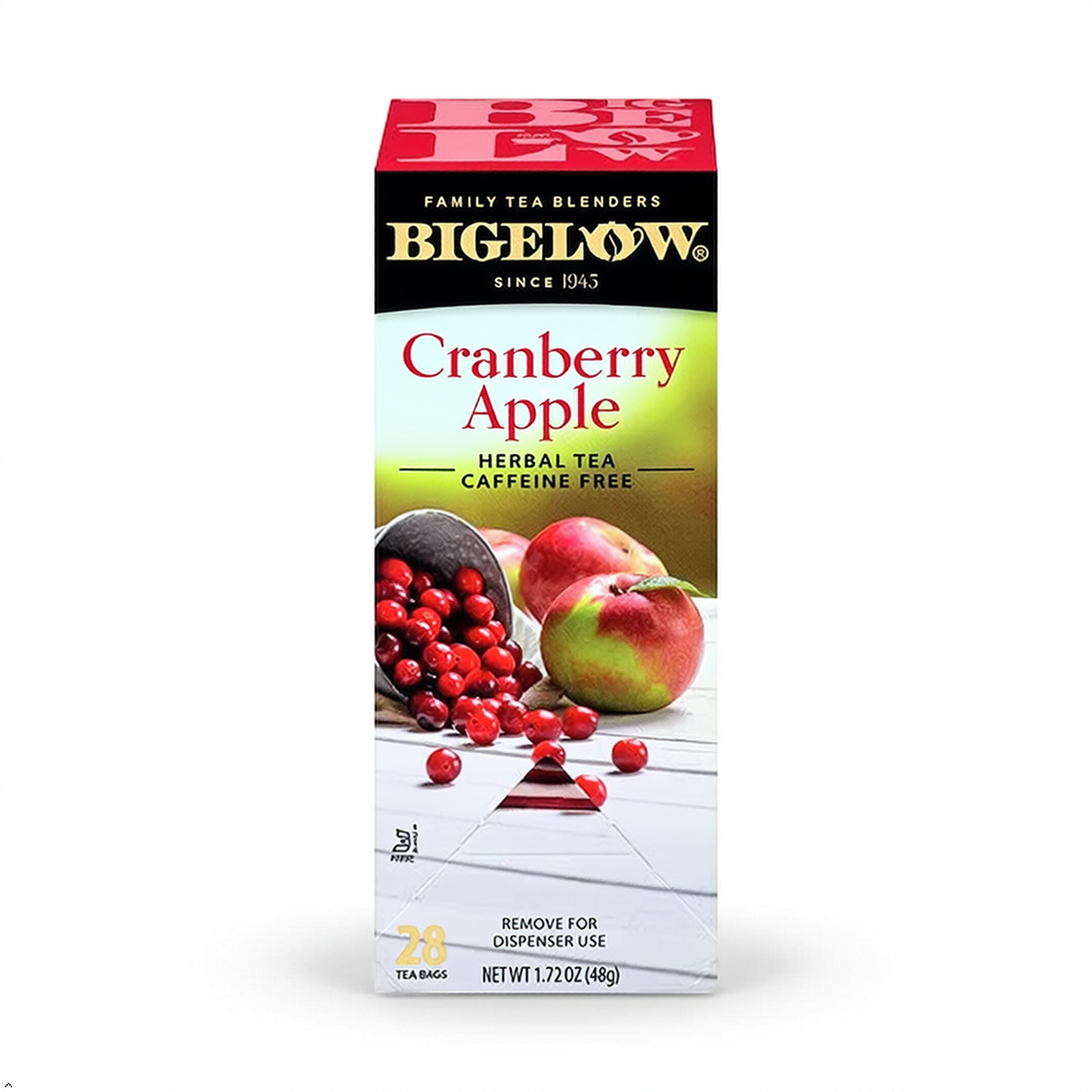 Bigelow Cranberry Apple Herbal Tea, 28 Count Bigelow