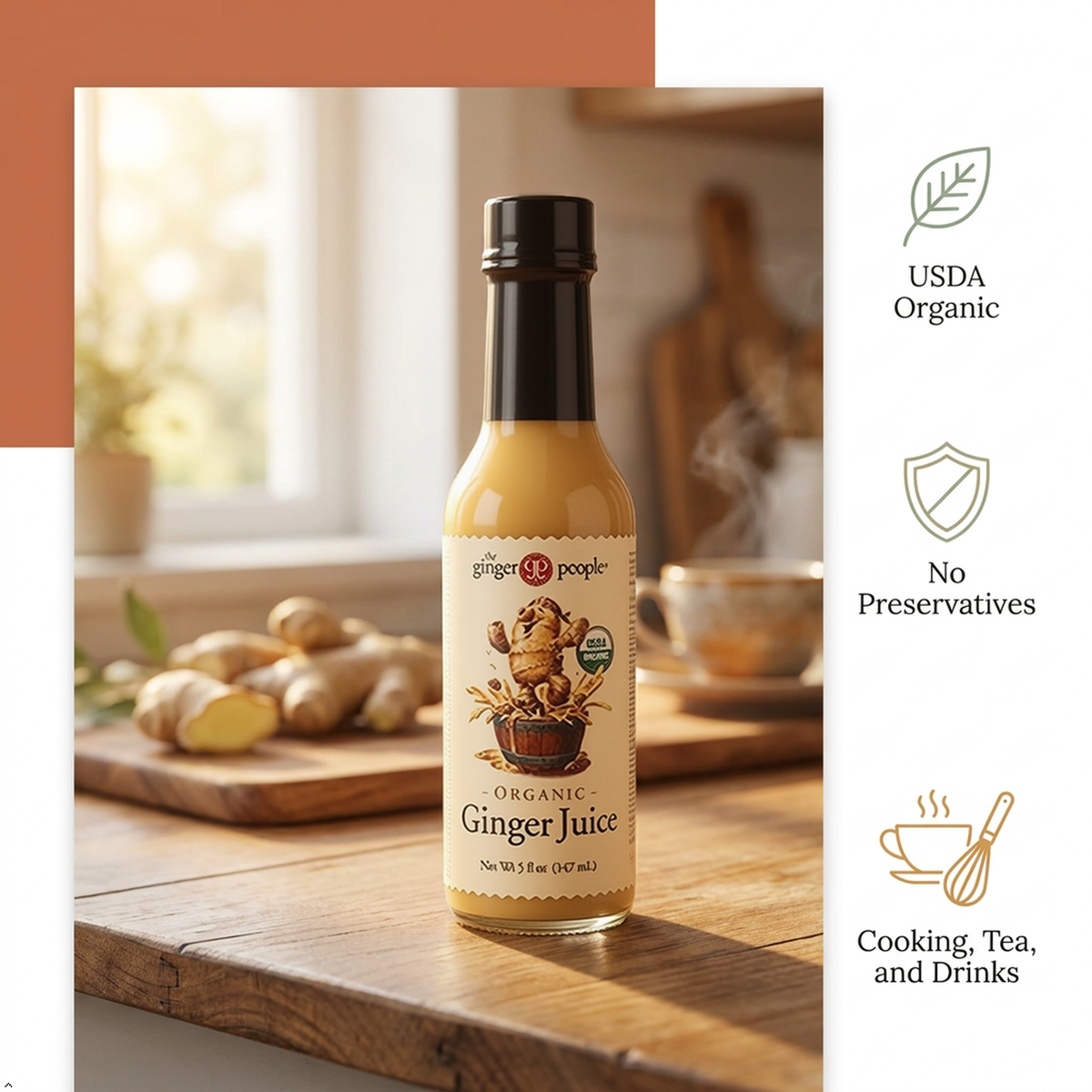The Ginger People Ginger Juice, 5 fl oz (Pack of 3) The Ginger People