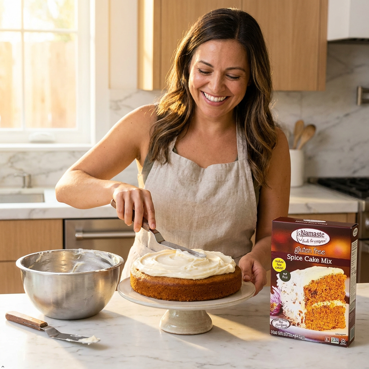 Namaste Foods, Gluten Free Spice Cake Mix, 26-Ounce Bags (Pack of 3) Namaste Foods