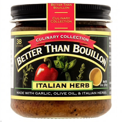 Better Than Bouillon Culinary Collection Base, Italian Herb Base, Contains 38 Better Than Bouillon
