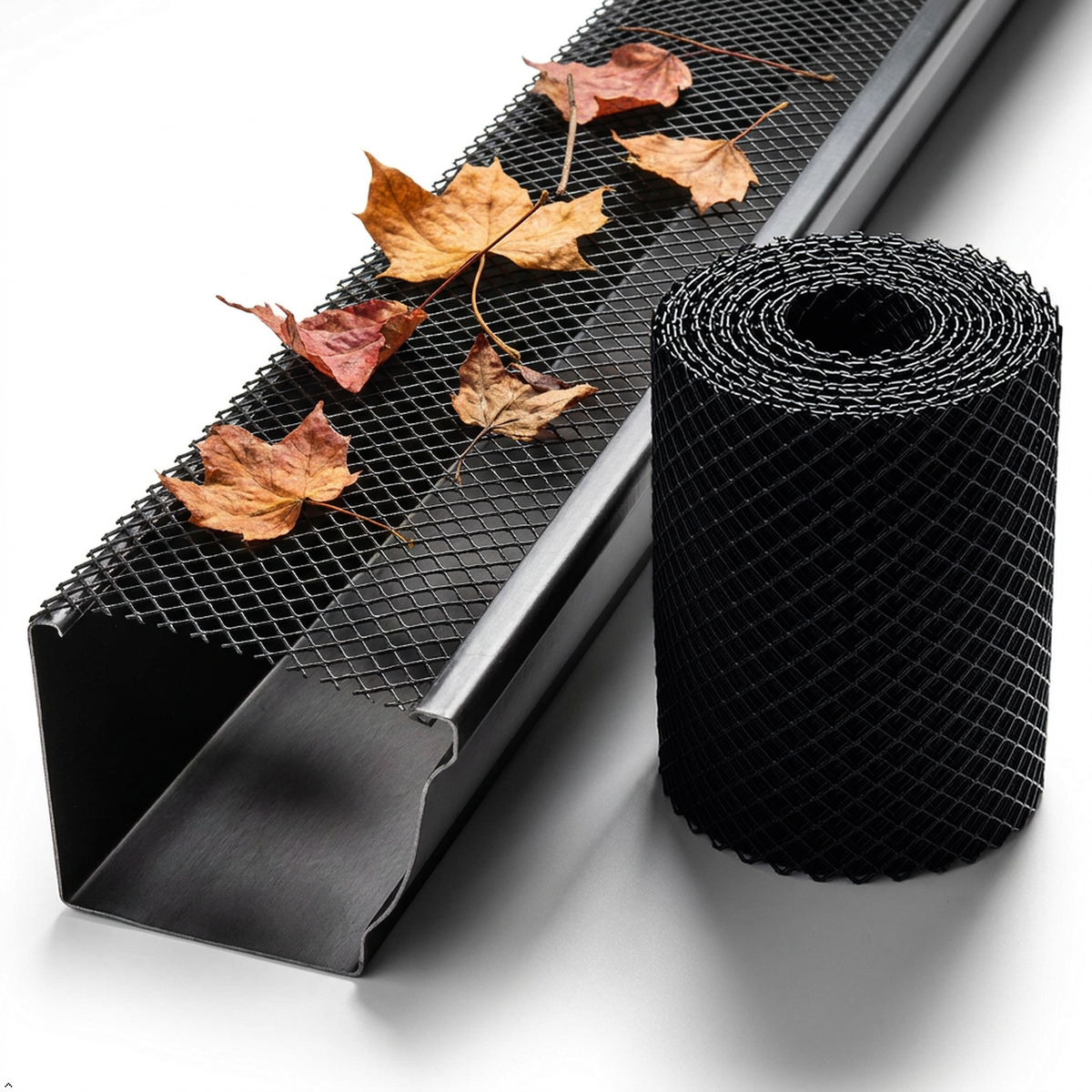Frost King VX620 6" X 20' Black Plastic Mesh Gutter Guard Frost King