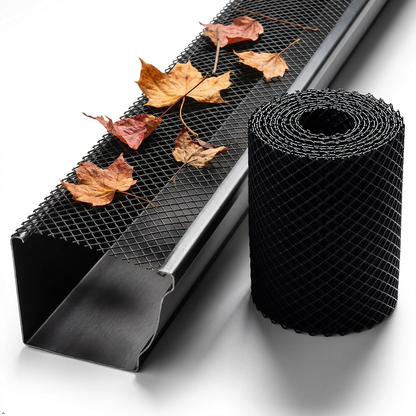 Frost King VX620 6" X 20' Black Plastic Mesh Gutter Guard Frost King