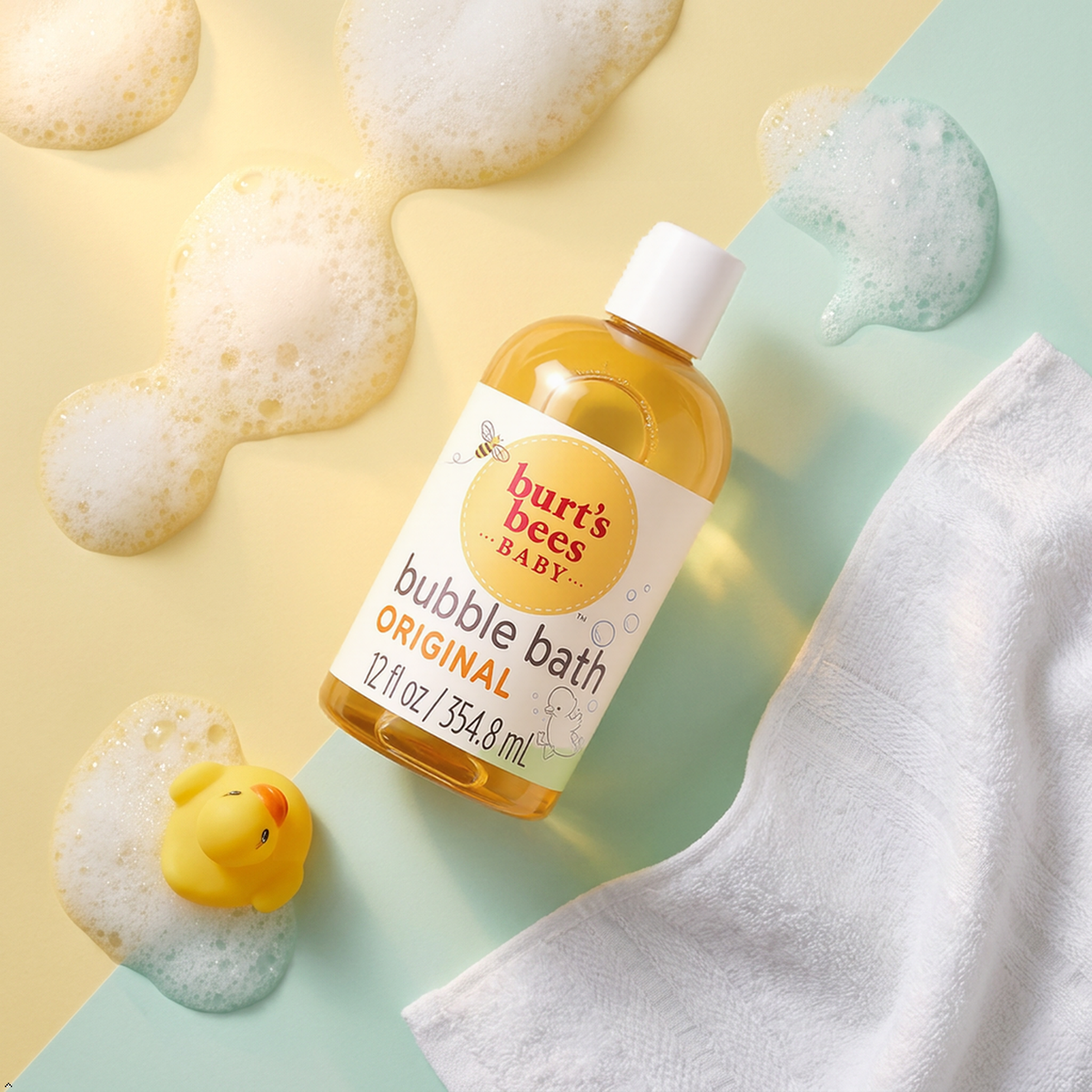 Burt's Bees Tear Free Baby Bubble Bath Wash, Default, 12 fl oz Burt's Bees