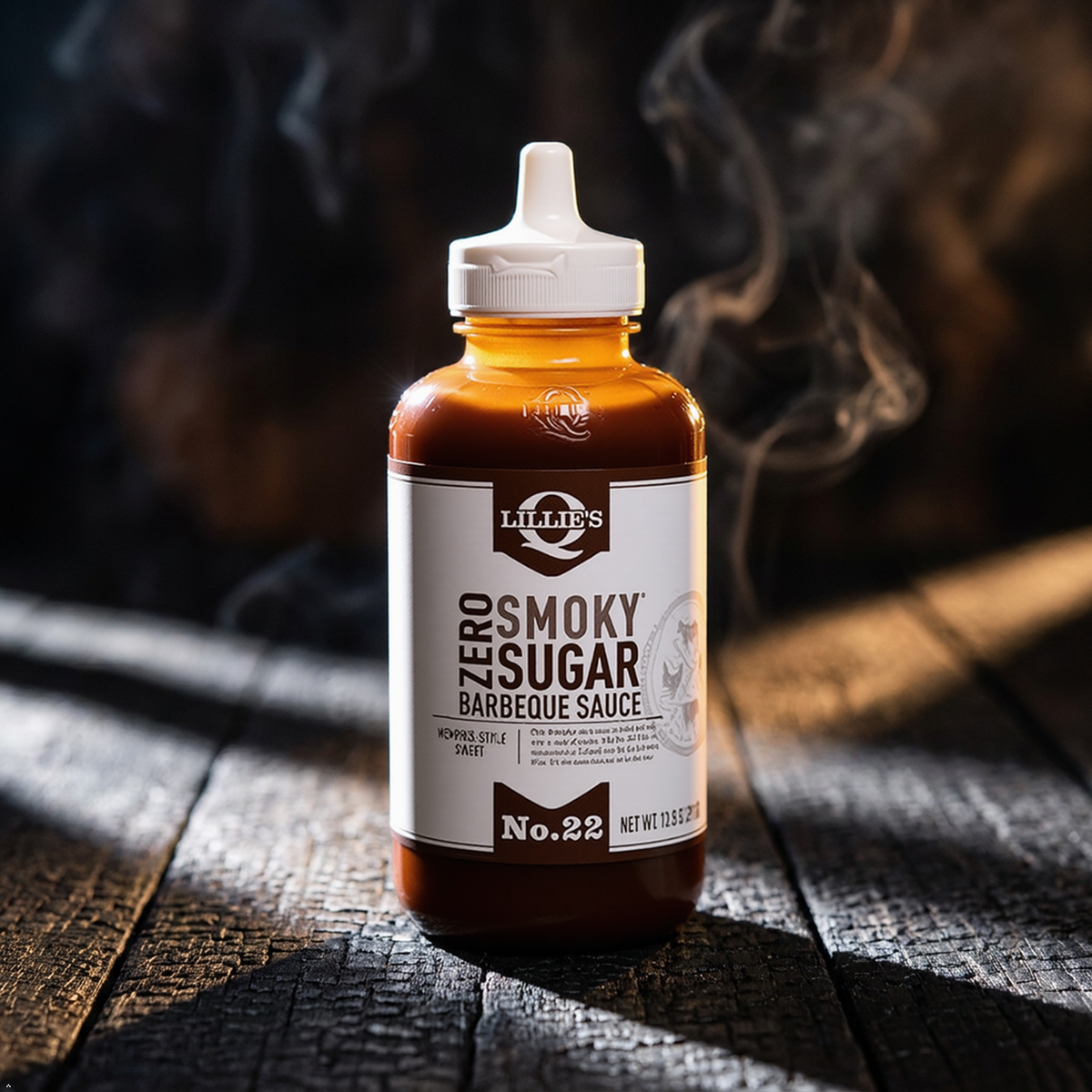 Lillie's Q Zero Sugar Smoky BBQ Sauce, 13.8 oz Lillie's Q