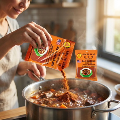 Gia Vi Nau Bo Kho Vietnamese Beef Stew Seasoning (Pack of 3) Oriental