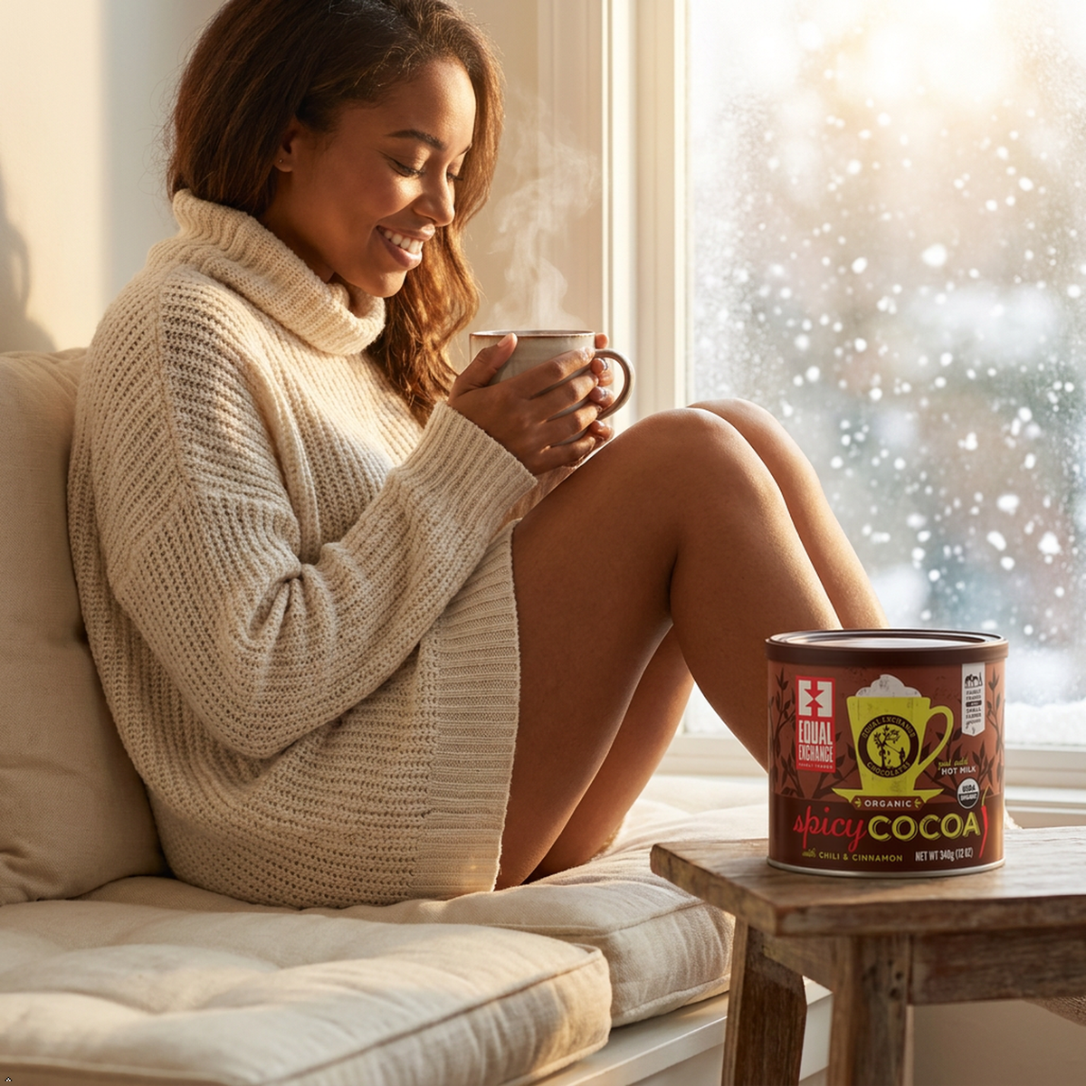 EQUAL EXCHANGE Organic Spicy Hot Cocoa, 12 oz Equal Exchange