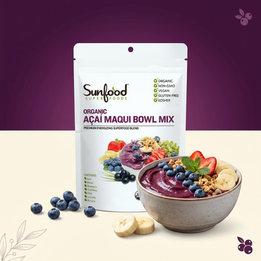 Sunfood Organic Acai Maqui Bowl Mix, 6 oz Sunfood Superfoods
