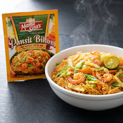 Mama Sita's Pansit Bihon Rice Noodle Stir-Fry Mix, Net Wt 1.4 oz (Pack of 3) Mama Sita's